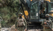 Ejército decomisa maquinaria usada en minería ilegal en sector fronterizo de Macará